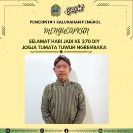 Pemerintah Kalurahan Pengkol Ucapkan Selamat Hari Jadi DIY yang ke-270